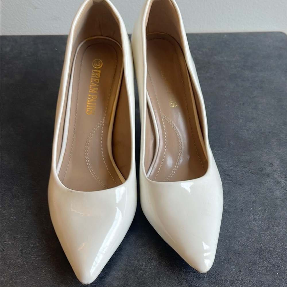 Elegant White Pumps